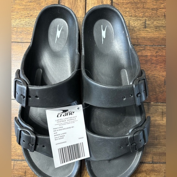 Shoes - Crane black slides